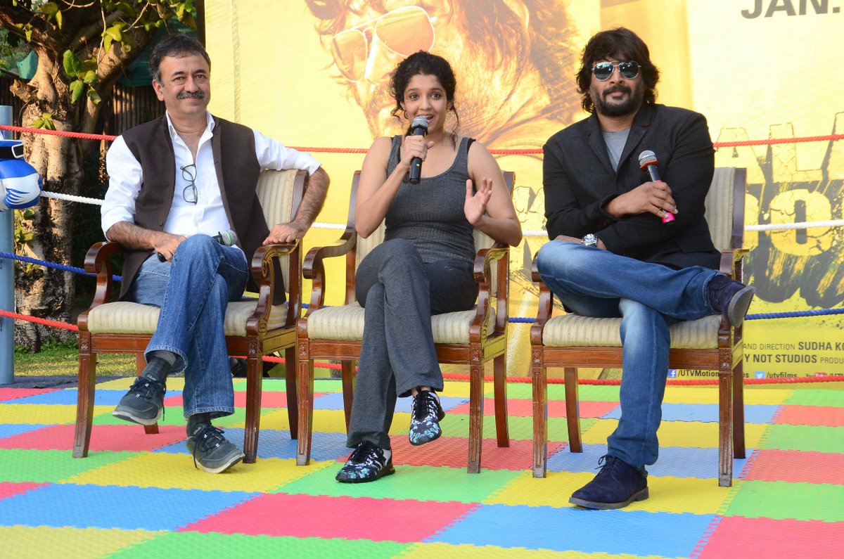 Rajkumar Hirano, Ritika Singh and R Madhavan