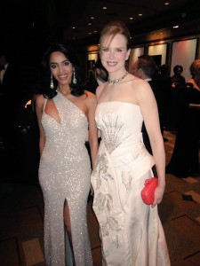 Mallika Sherawat and Nicole Kidman at the Oscars in 2011