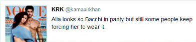 KRK's tweet, which he later deleted