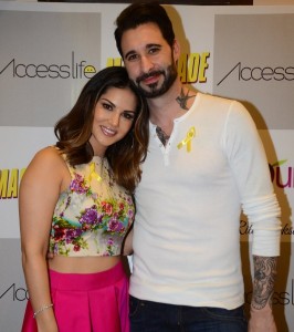 Sunny Leone and Daniel