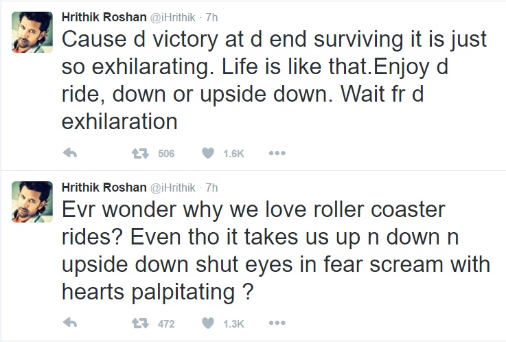 Hrithik Roshan tweets