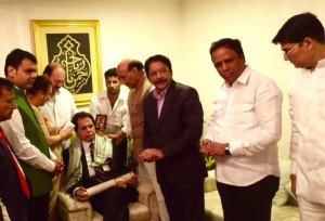 Dilip Kumar receivesPadma Vibhushan in 2015