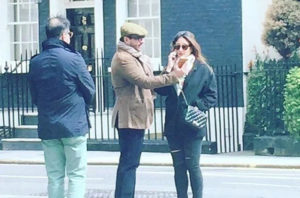 Saif Ali Khan, Kareena Kapoor in London. Image Courtesy: Twitter