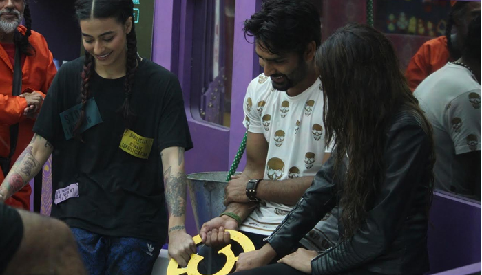Bani, Lopa, and Manveer perform the captaincy task