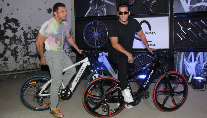 Sohail Khan, Salman Khan at Being Human cycles launch