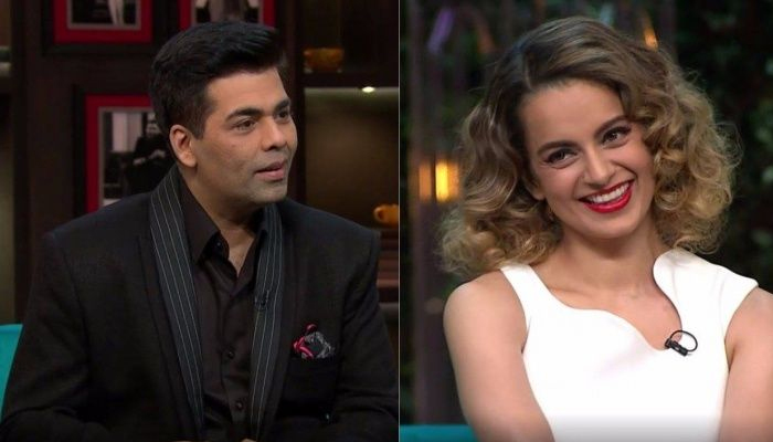 Karan Johar, Kangana Ranaut on Koffee with Karan