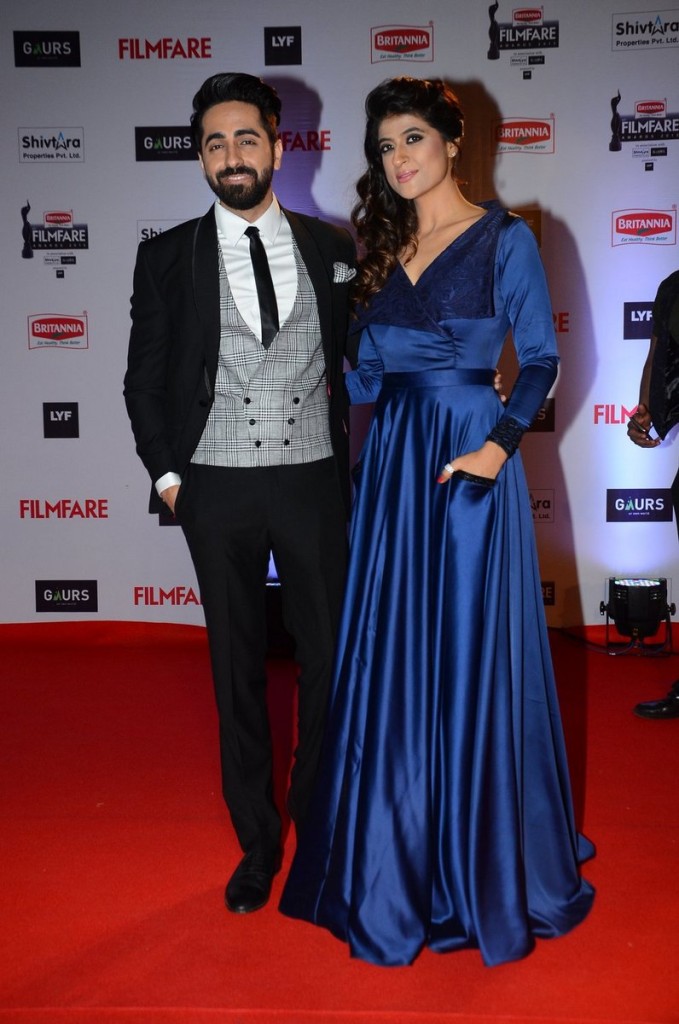 Ayushmann Khurrana with his wife