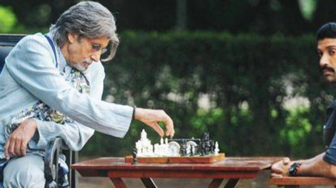 Amitabh Bachchand and Farhan Akhtar in Wazir