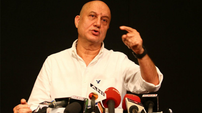 Anupam Kher at the press conference