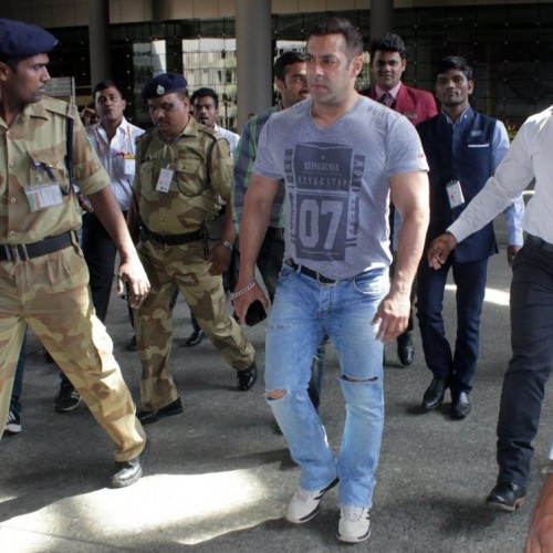 Salman Khan snapped at the airport