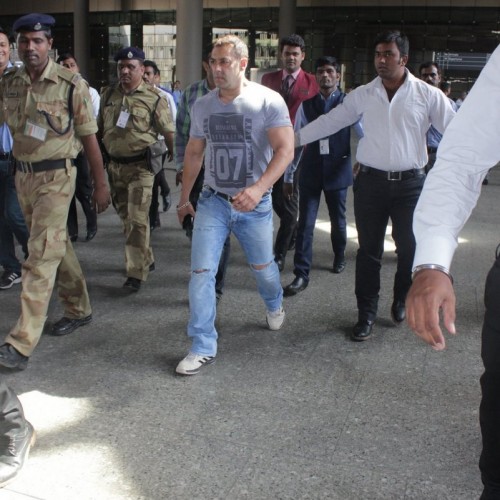 Salman Khan snapped at the airport