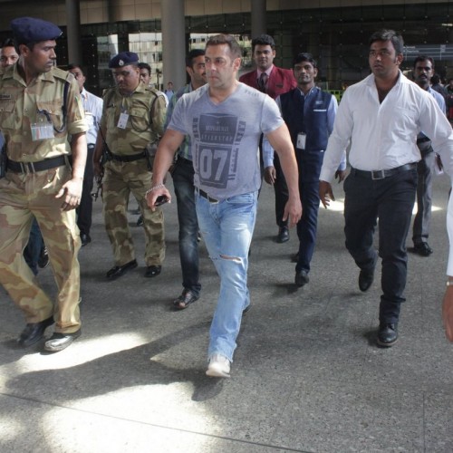 Salman Khan snapped at the airport