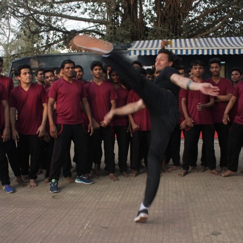 Tiger Shroff shows off his action skills on the sets of Baaghi