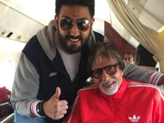Abhishek Bachchan with Amitabh Bachchan. Image Courtesy: Instagram