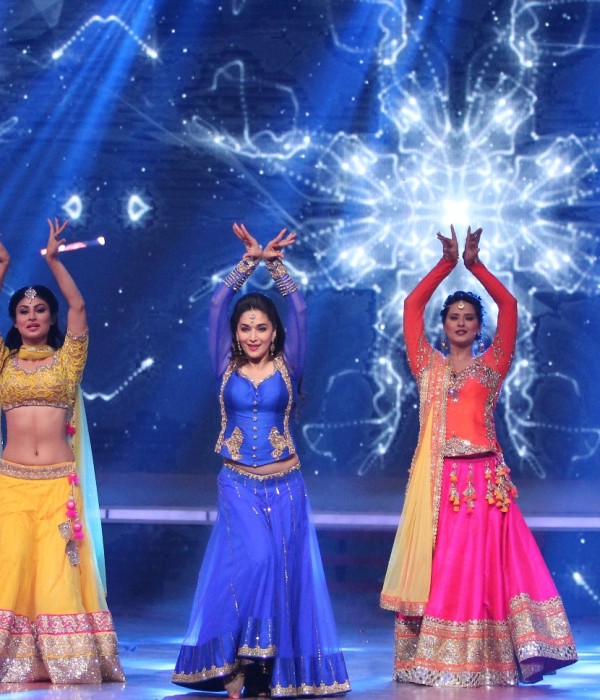 Madhuri Dixit performs  at Colors Golden Petal Awards