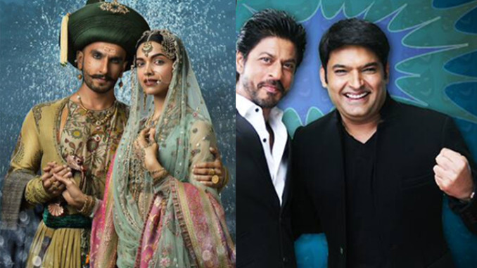 Bajirao Mastani, Shah Rukh Khan with Kapil Sharma