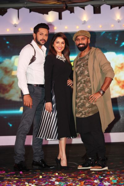 Bosco Martis, Madhuri Dixit and Terence Lewis