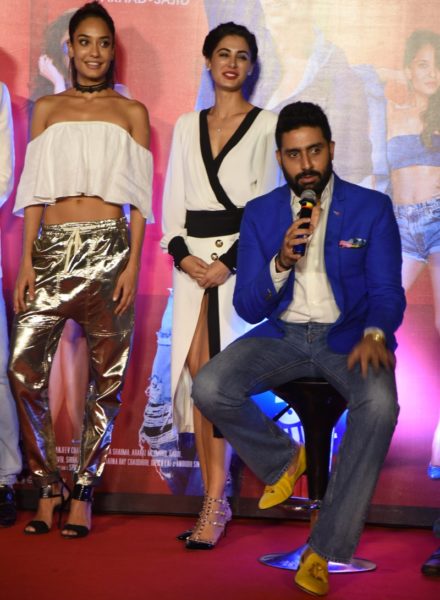 Lisa Haydon, Nargis Fakhri, Abhishek Bachchan