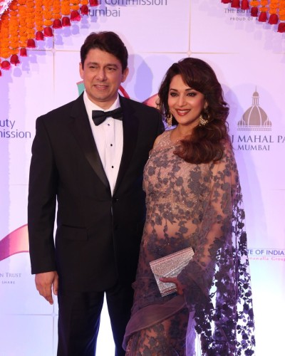 Shriram and Madhuri Dixit Nene