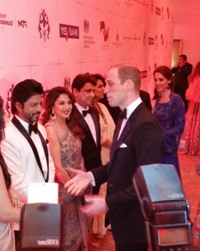 The Royals meet Bollywood celebrities