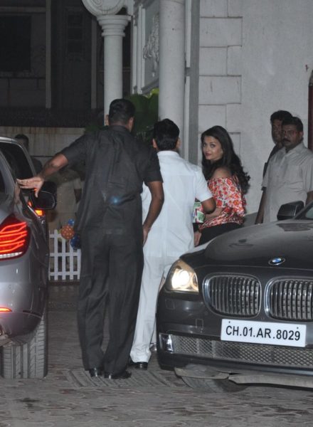 Aishwarya Rai Bachchan, Aaradhya Bachchan at the party