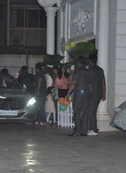 Aishwarya Rai Bachchan, Aaradhya Bachchan at the party