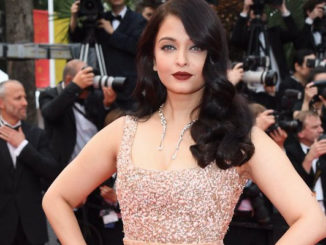 Aishwarya Rai Bachchan at Cannes 2016 in Elie Saab gown. Image Courtesy: Twitter