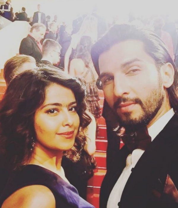 Avika Gor with Manish Raisinghani at Cannes 2016