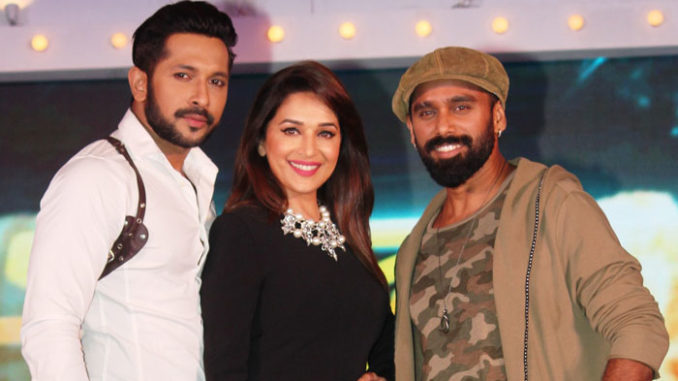 Bosco Martis, Madhuri Dixit and Terence Lewis