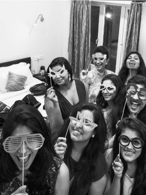 Dimpy Ganguly with her girl gang