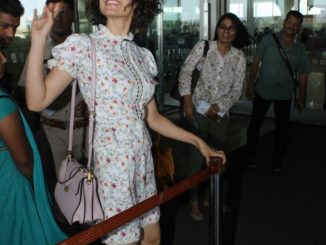 Kangana Ranaut clicked at the airport