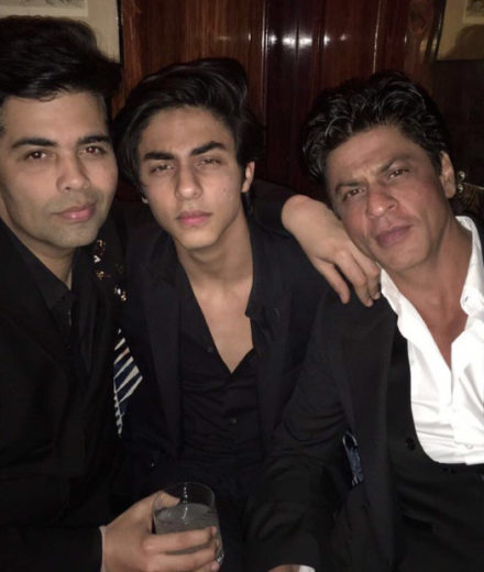 Karan Johar, Aryan Khan, Shah Rukh Khan