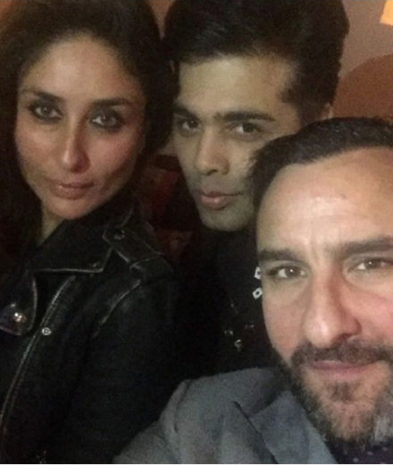 Kareena Kapoor, Karan Johar, Saif Ali Khan