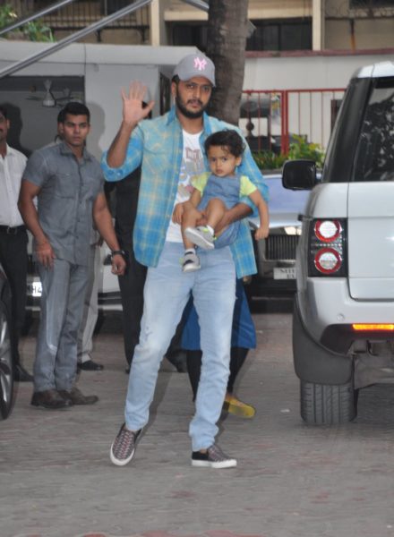 Riteish Deshmukh with son Riaan