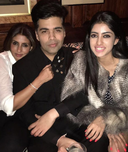 Shweta Bachchan, Karan Johar, Navya Naveli Nanda