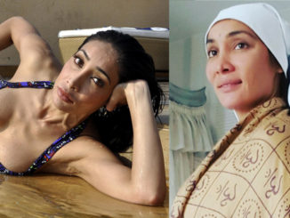 Sofia Hayat, before and after her spiritual transformation