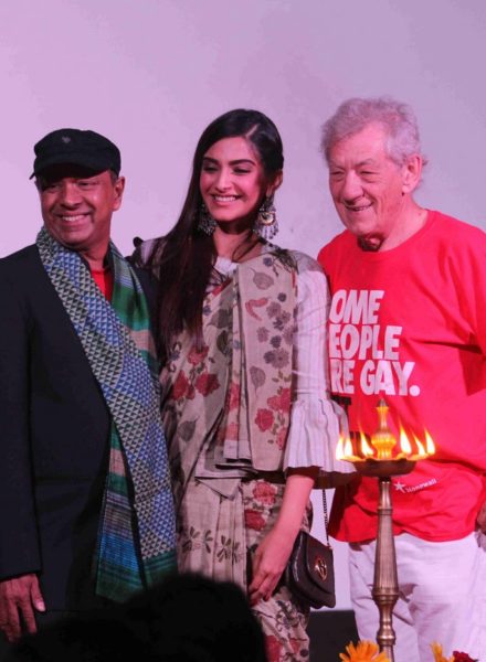 Sonam Kapoor, Ian McKellan