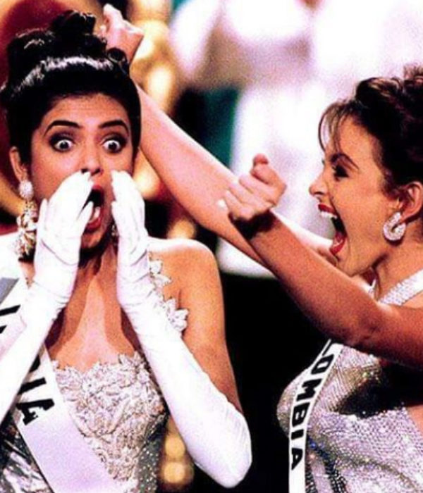 Sushmita Sen announced Miss Universe in 1994