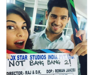 Jacqueline Fernandez, Sidharth Malhotra begin shooting for the film. Image Courtesy: Instagram