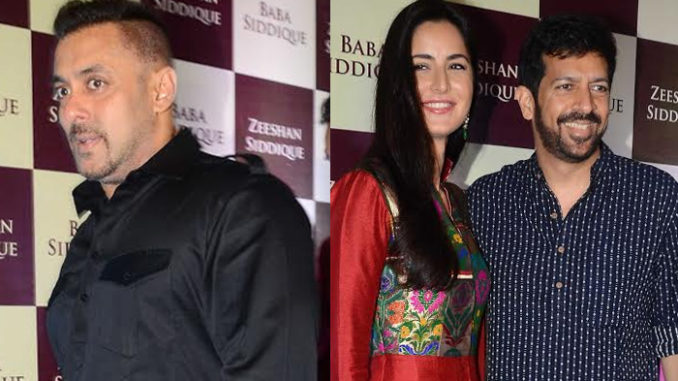 Salman Khan, Katrina Kaif, Kabir Khan at Baba Siddique's Iftar party