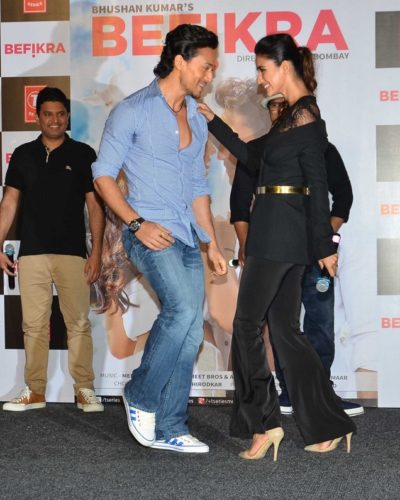 Tiger Shroff, Disha Patani at the launch of Befikra