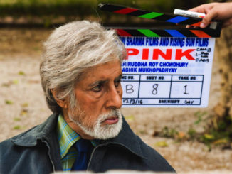 Amitabh Bachchan shooting for Pink in Delhi