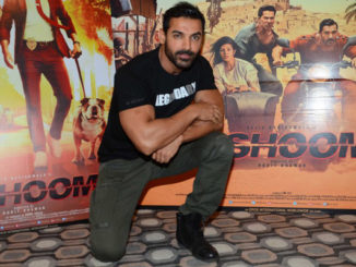 John Abraham at the promotions of Dishoom