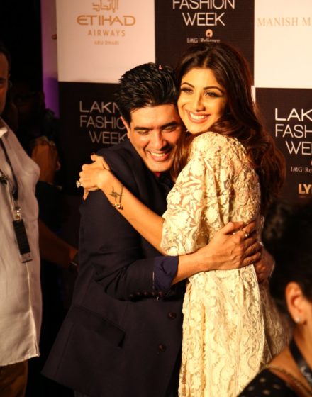 Manish Malhotra, Shilpa Shetty at Lakme Fashion Week 2016