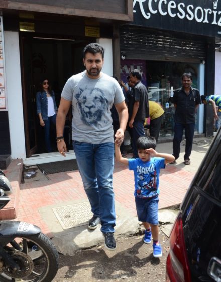 Raj Kundra, son Viaan Kundra