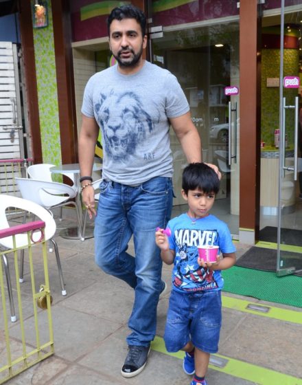 Raj Kundra, son Viaan Kundra