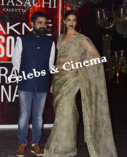 Sabyasachi, Deepika Padukone at the Grand Finale of Lakme Fashion Week 2016