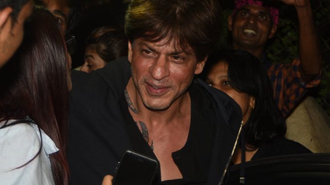 Shah Rukh Khan spotted with a new tattoo near his neck