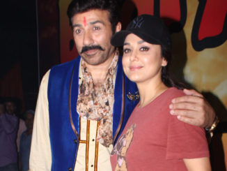 Sunny Deol, Preity Zinta on the sets of Bhaiyyaji Superhitt
