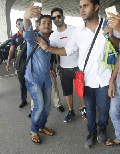 Varun Dhawan spotted at the airport